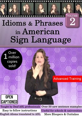 Cover image for Idioms & Phrases in American Sign Language, Vol. 2