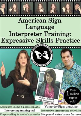 Cover image for American Sign Language Interpreter Training: Receptive Skills, Vol. 1
