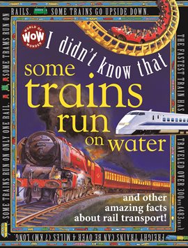 Imagen de portada para I Didn't Know That Some Trains Run on Water