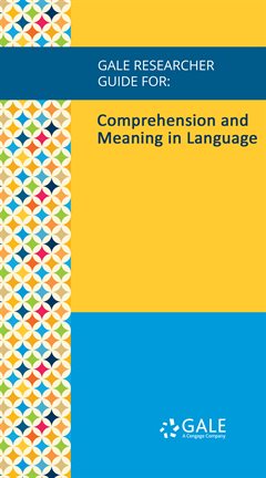 Cover image for Comprehension and Meaning in Language