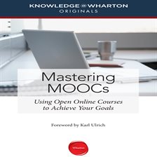 Cover image for Mastering MOOCs