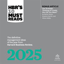 Cover image for HBR's 10 Must Reads 2025