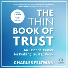 Cover image for The Thin Book of Trust