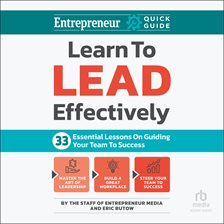 Imagen de portada para Learn to Lead Effectively
