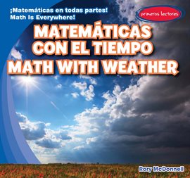 Cover image for Matemáticas con el Tiempo / Math with Weather