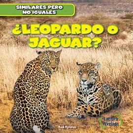 Cover image for ¿Leopardo o jaguar? (Leopard or Jaguar?)