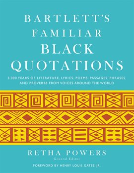 Cover image for Bartlett's Familiar Black Quotations