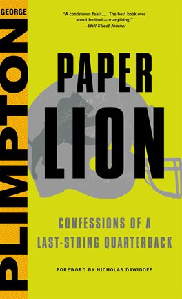 Imagen de portada para Paper Lion