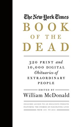Cover image for The New York Times Book of the Dead