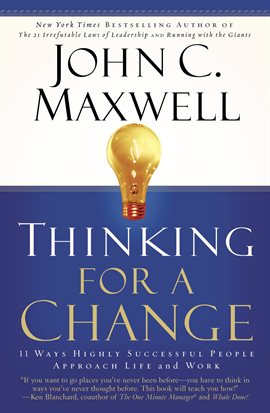 Imagen de portada para Thinking for a Change