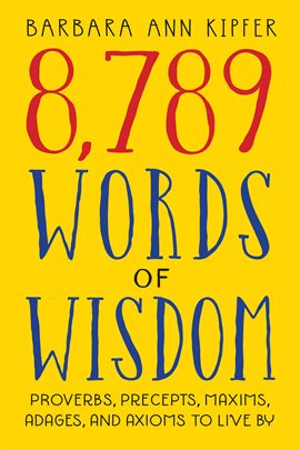 Cover image for 8,789 Words of Wisdom