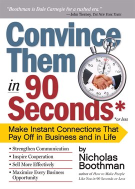Cover image for Convince Them in 90 Seconds or Less