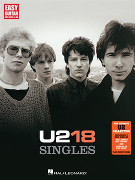 Imagen de portada para U2 - 18 Singles (Songbook)