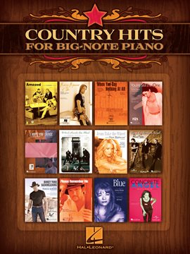 Cover image for Country Hits for Big-Note Piano (Songbook)