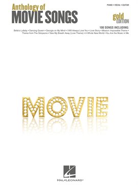 Cover image for Anthology of Movie Songs - Gold Edition (Songbook)