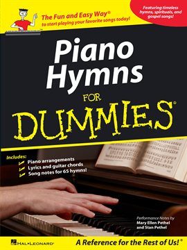 Cover image for Piano Hymns for Dummies (Songbook)