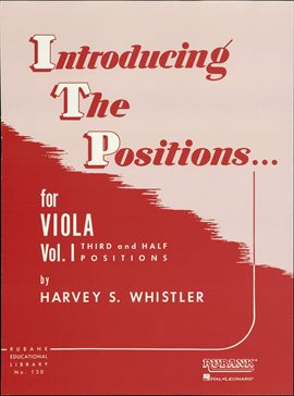 Cover image for Introducing the Positions for Viola (Music Instruction)