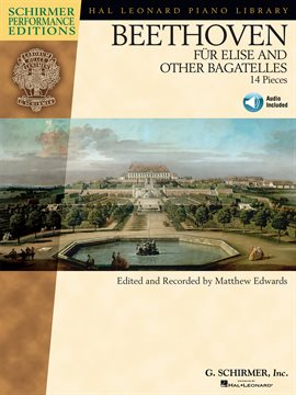 Cover image for Beethoven - Fur Elise and Other Bagatelles (Songbook)