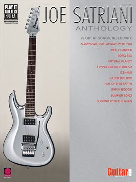 Cover image for Joe Satriani Anthology (Songbook)