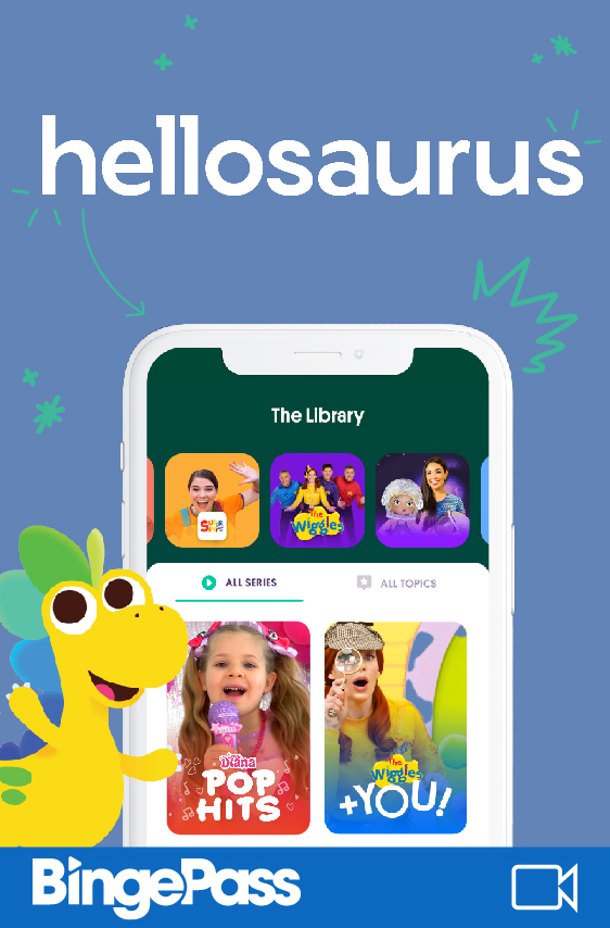 Cover image for Hellosaurus BingePass