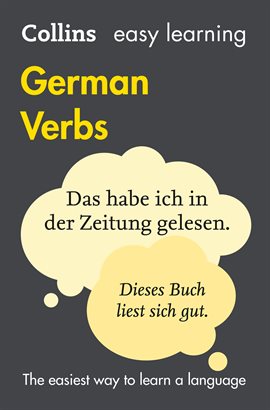 Imagen de portada para Easy Learning German Verbs
