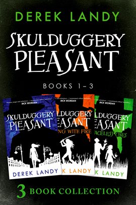 Cover image for Skulduggery Pleasant, Playing with Fire, The Faceless Ones