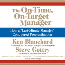 Image de couverture de The On-Time, On-Target Manager