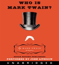 Cover image for Who Is Mark Twain?