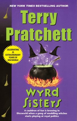Cover of "Wyrd Sisters" by Terry Pratchett