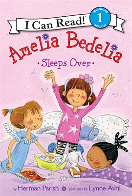 Cover image for Amelia Bedelia Sleeps Over