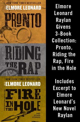 Cover image for Elmore Leonard Raylan Givens 3-Book Collection