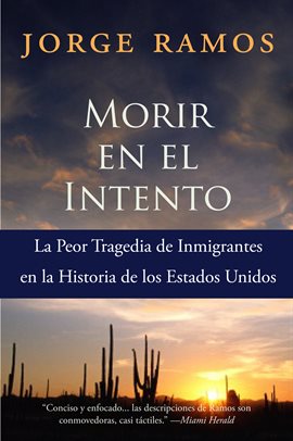 Cover image for Morir en el Intento