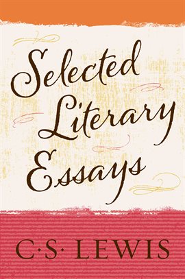 Cover image for Selected Literary Essays
