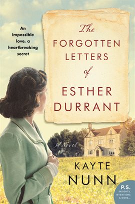 Cover image for The Forgotten Letters of Esther Durrant