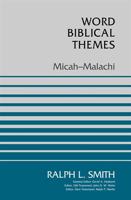 Cover image for Micah-Malachi