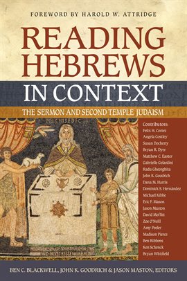 Cover image for Reading Hebrews in Context