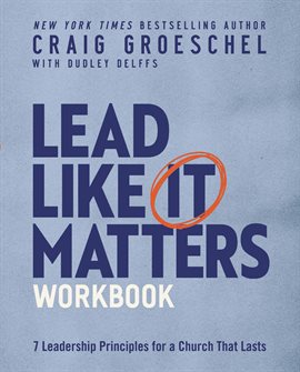 Imagen de portada para Lead Like It Matters Workbook