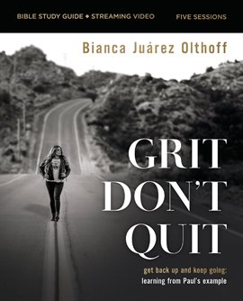 Imagen de portada para Grit Don't Quit Bible Study Guide