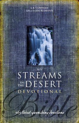 Cover image for NIV, Streams in the Desert Bible