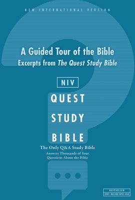 Cover image for NIV, A Guided Tour of the Bible: Excerpts from The Quest Study Bible