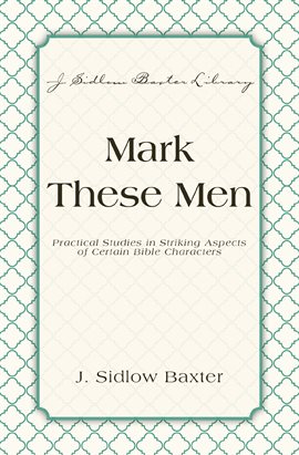Cover image for Mark These Men