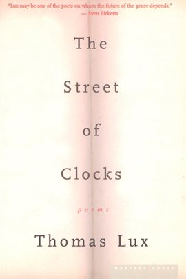 Cover image for The Street of Clocks