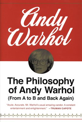 Cover image for The Philosophy of Andy Warhol