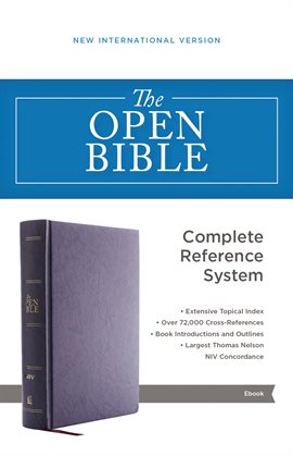Cover image for The NIV, Open Bible