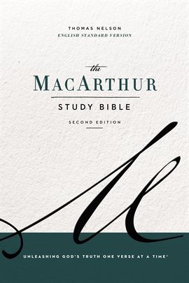 Cover image for The ESV, MacArthur Study Bible