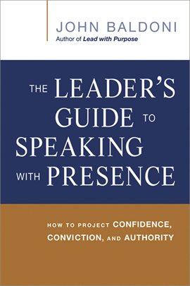 Cover image for The Leader's Guide to Speaking with Presence