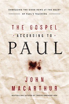 Cover image for The Gospel According to Paul