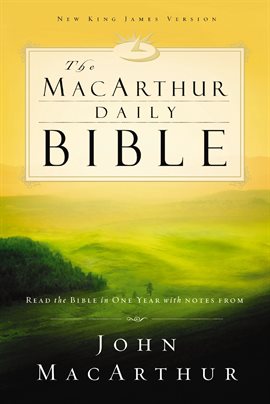 Cover image for NKJV, The MacArthur Daily Bible