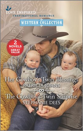Cover image for Her Cowboy's Twin Blessings and The Cowboy's Twin Surprise