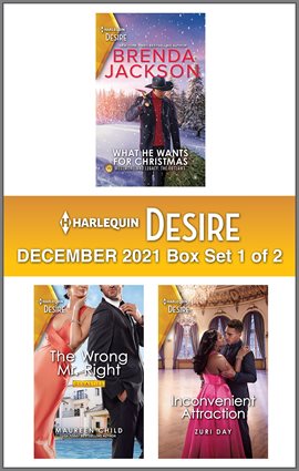 Cover image for Harlequin Desire December 2021 - Box Set 1 of 2
